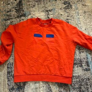 P.E. Nation Orange Crewneck Sweatshirt size L